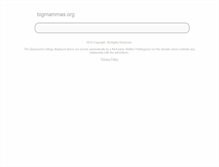 Tablet Screenshot of bigmammas.org